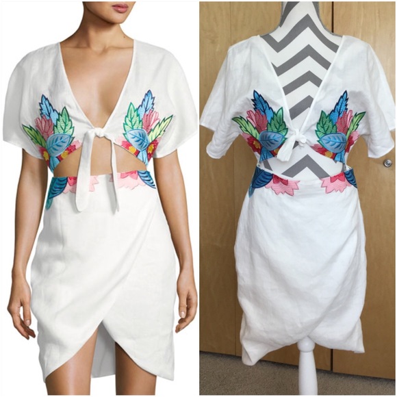 6 Shore Road Dresses & Skirts - EMBROIDERED FLORA DRESS